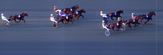 Målfoto for løp 2 på bane BI den 31.05.2020