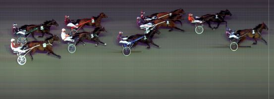 Målfoto for løp 6 på bane BI den 31.05.2020