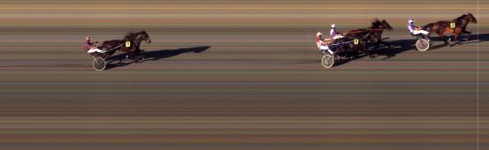 Målfoto for løp 1 på bane BI den 12.06.2020