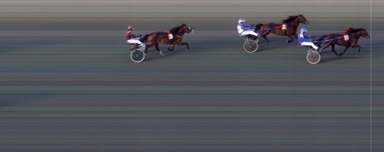 Målfoto for løp 3 på bane BI den 10.07.2020