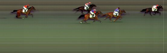 Målfoto for løp 11 på bane BI den 24.07.2020