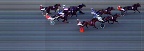 Målfoto for løp 8 på bane BI den 24.07.2020