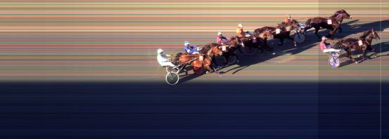 Målfoto for løp 3 på bane BI den 09.08.2020