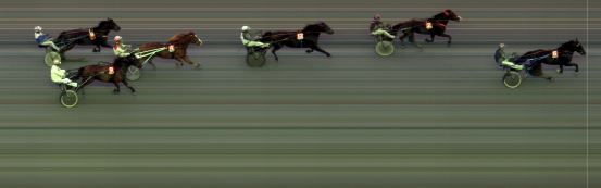 Målfoto for løp 3 på bane BI den 21.08.2020