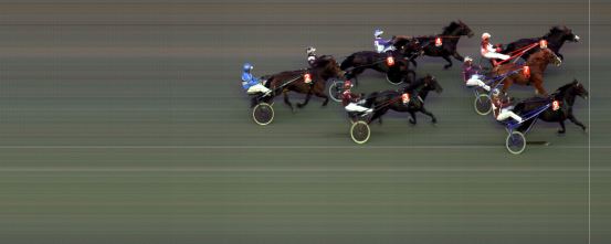 Målfoto for løp 3 på bane BI den 04.09.2020