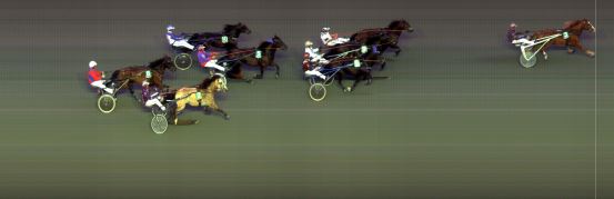 Målfoto for løp 4 på bane BI den 04.09.2020