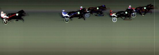 Målfoto for løp 4 på bane BI den 27.09.2020