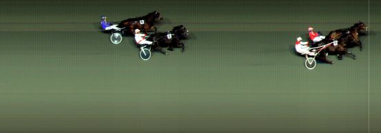 Målfoto for løp 5 på bane BI den 02.10.2020