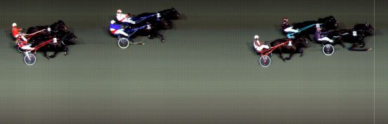 Målfoto for løp 6 på bane BI den 16.10.2020