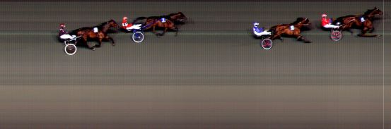 Målfoto for løp 2 på bane BI den 23.10.2020