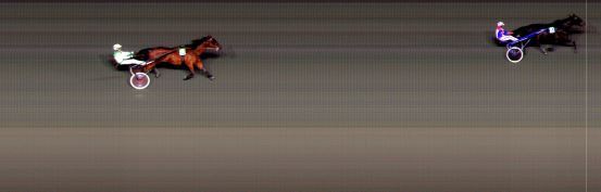 Målfoto for løp 4 på bane BI den 23.10.2020