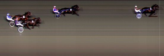 Målfoto for løp 6 på bane BI den 23.10.2020