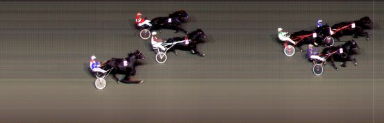 Målfoto for løp 8 på bane BI den 23.10.2020