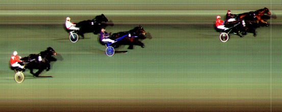 Målfoto for løp 6 på bane BI den 04.12.2020