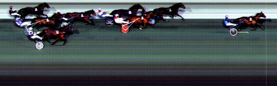 Målfoto for løp 6 på bane BI den 12.12.2020