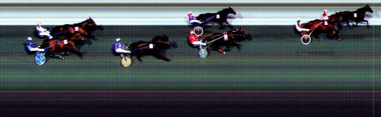 Målfoto for løp 8 på bane BI den 12.12.2020