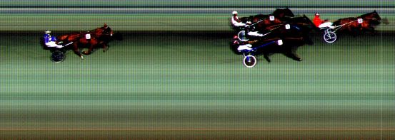 Målfoto for løp 5 på bane BI den 02.02.2021