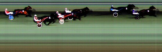 Målfoto for løp 6 på bane BI den 02.02.2021