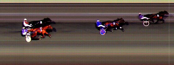 Målfoto for løp 6 på bane BI den 09.03.2021