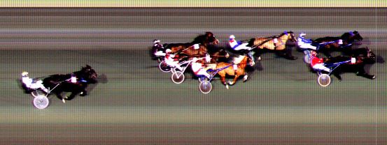 Målfoto for løp 8 på bane BI den 09.03.2021