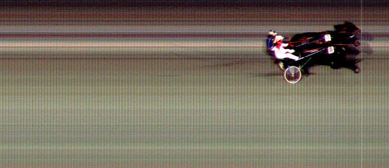 Målfoto for løp 7 på bane BI den 16.03.2021