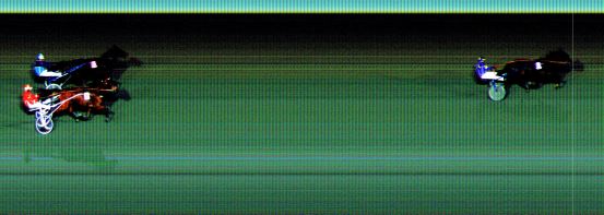 Målfoto for løp 8 på bane BI den 20.03.2021