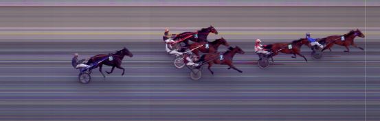 Målfoto for løp 4 på bane BI den 27.03.2021