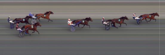 Målfoto for løp 4 på bane BI den 31.03.2021