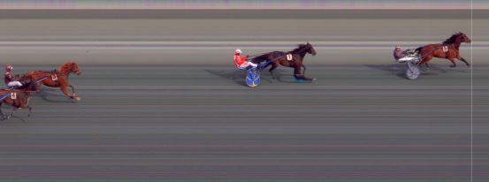 Målfoto for løp 7 på bane BI den 31.03.2021