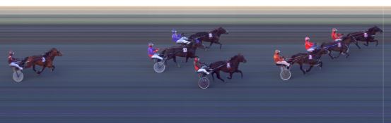 Målfoto for løp 8 på bane BI den 01.04.2021