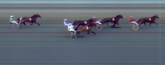 Målfoto for løp 3 på bane BI den 05.04.2021