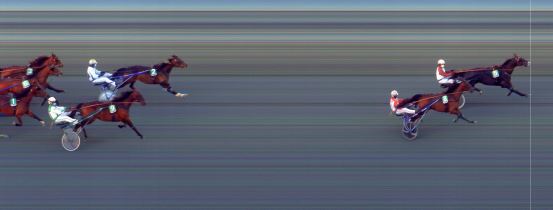 Målfoto for løp 4 på bane BI den 05.04.2021