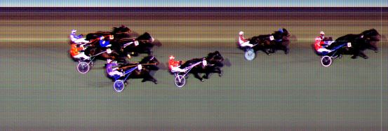 Målfoto for løp 7 på bane BI den 13.04.2021