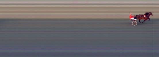 Målfoto for løp 3 på bane BI den 23.04.2021