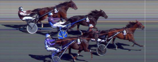 Målfoto for løp 6 på bane BI den 26.04.2021