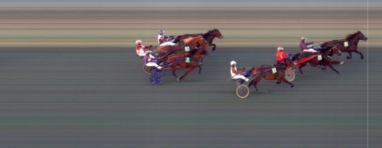 Målfoto for løp 4 på bane BI den 27.04.2021