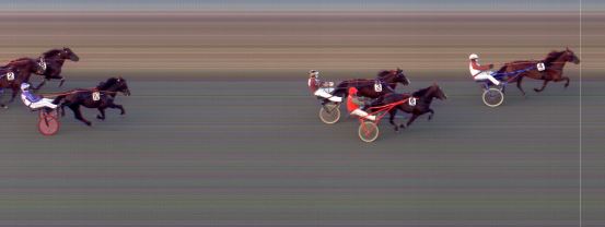 Målfoto for løp 5 på bane BI den 27.04.2021