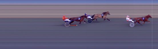 Målfoto for løp 2 på bane BI den 01.05.2021