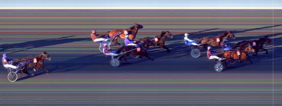 Målfoto for løp 3 på bane BI den 07.05.2021