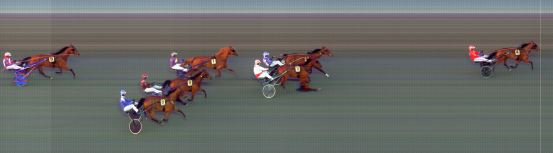 Målfoto for løp 7 på bane BI den 07.05.2021