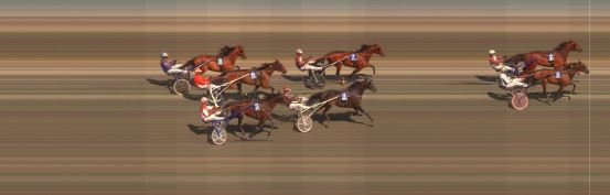 Målfoto for løp 2 på bane BI den 22.05.2021