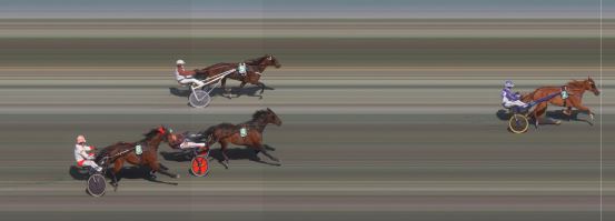 Målfoto for løp 4 på bane BI den 22.05.2021