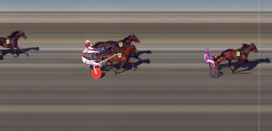 Målfoto for løp 9 på bane BI den 22.05.2021