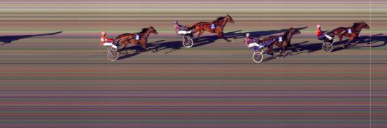 Målfoto for løp 2 på bane BI den 28.05.2021