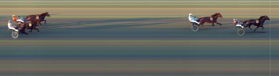 Målfoto for løp 7 på bane BI den 04.06.2021