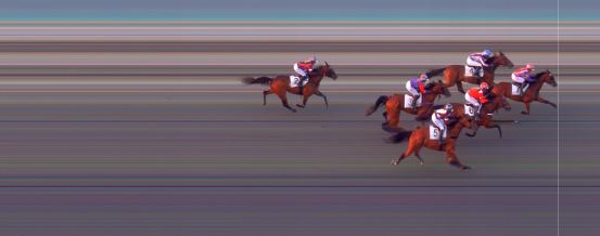 Målfoto for løp 9 på bane BI den 15.06.2021