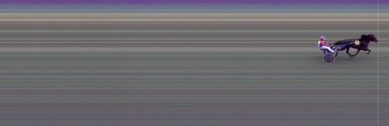 Målfoto for løp 1 på bane BI den 21.06.2021