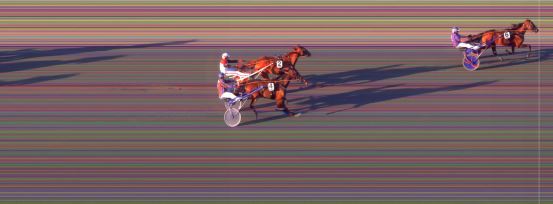 Målfoto for løp 5 på bane BI den 02.07.2021