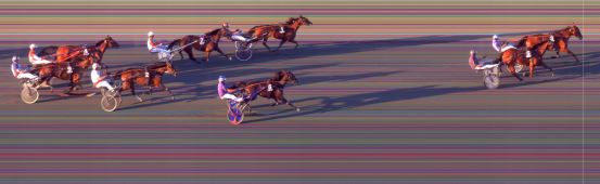 Målfoto for løp 6 på bane BI den 02.07.2021