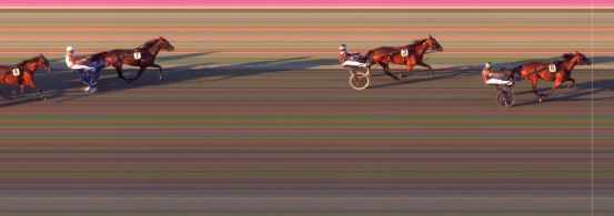 Målfoto for løp 5 på bane BI den 16.07.2021